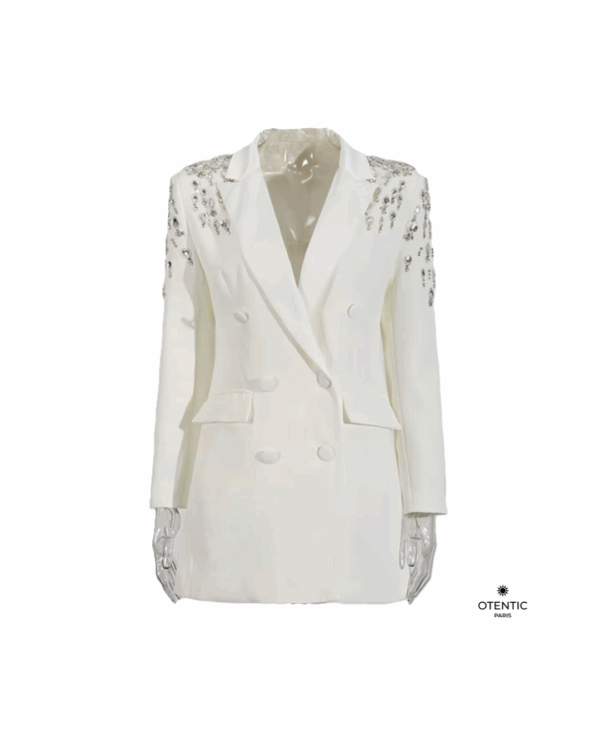 Blazer Chic Femme blanc