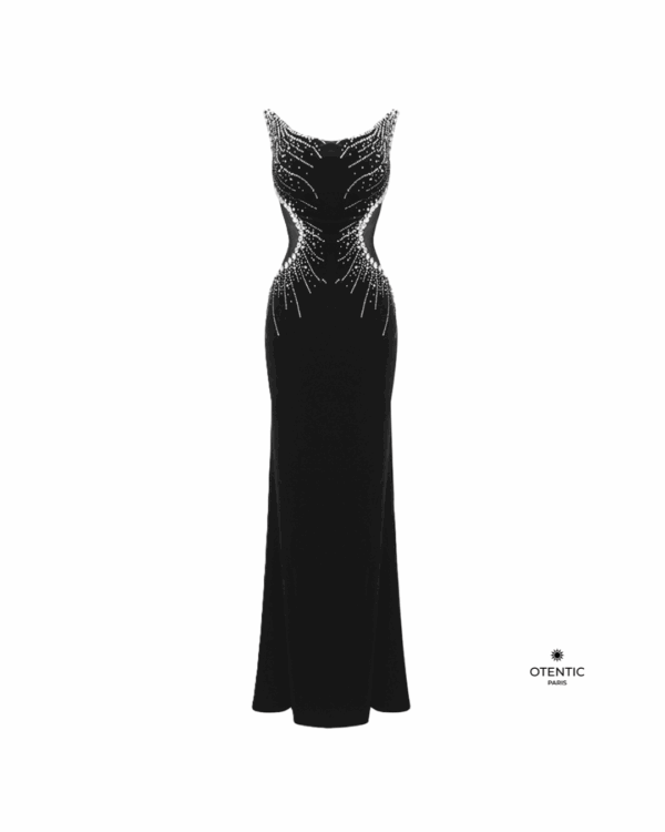 Robe Noire Cristallisée