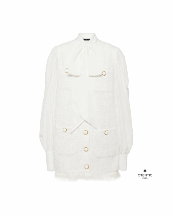 Robe-blouse blanche