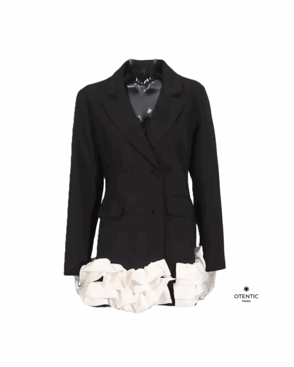 Robe-Blazer "Contrast Couture" noir