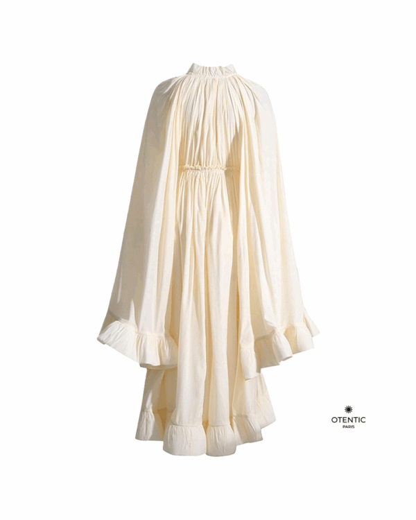Robe "Ondine" beige