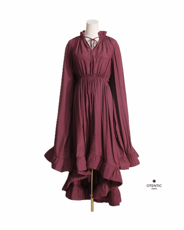 Robe "Ondine" bordeau