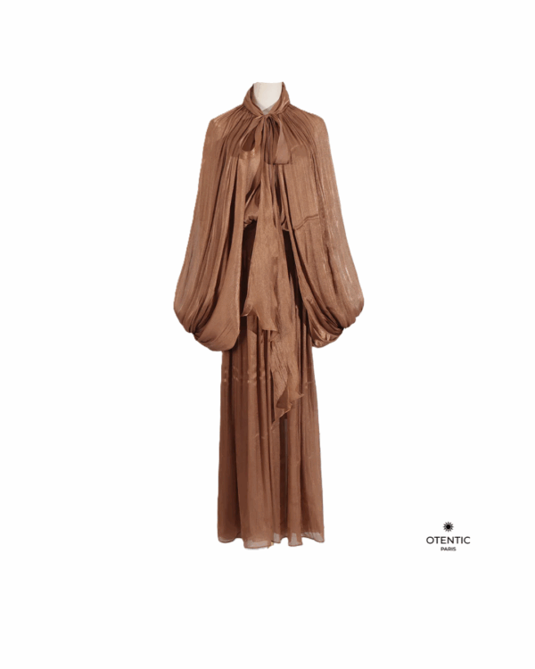 Robe "élégance" marron