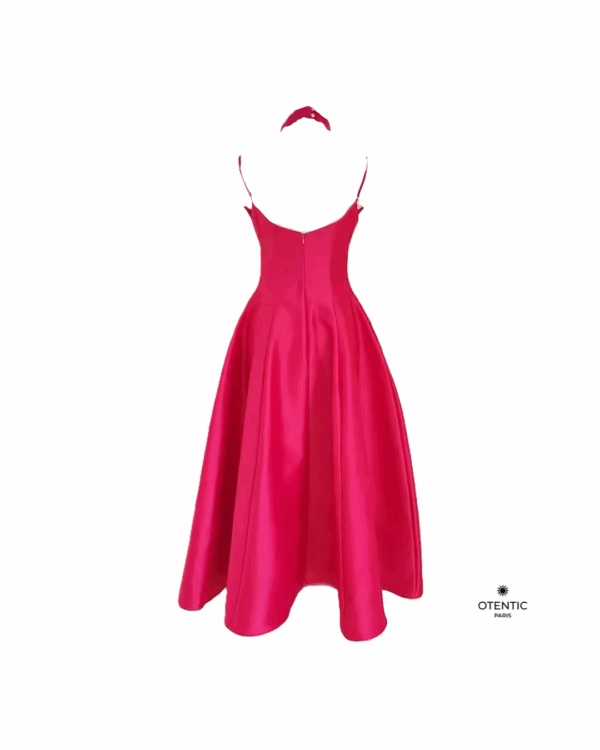 Robe Bustier Évasée dos