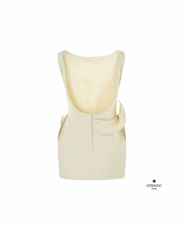 Robe "Sirena" blanche dos