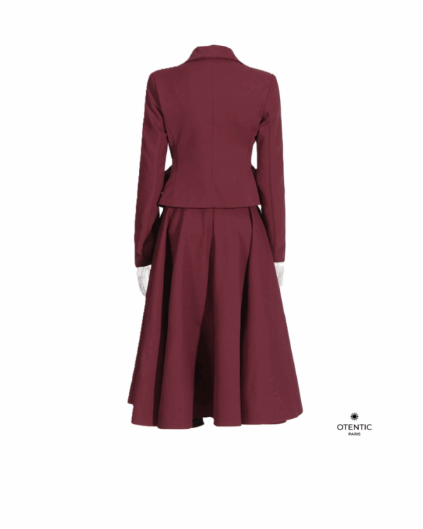 Ensemble "Rose écarlate" dos
